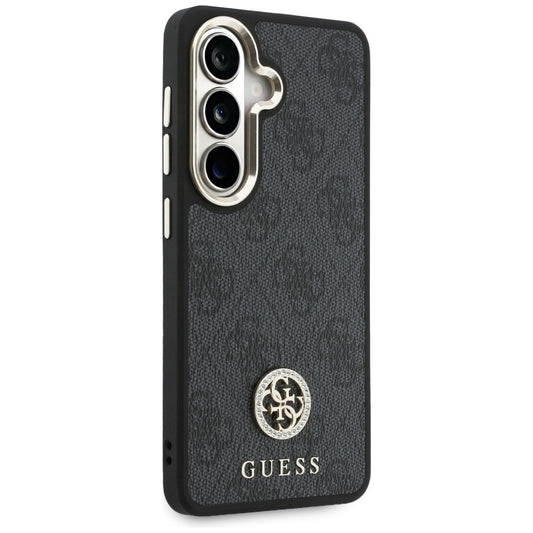 Capa para Samsung Galaxy S26 S942, GUESS, 4G Big Rhinestone Triangle Strap, Preta