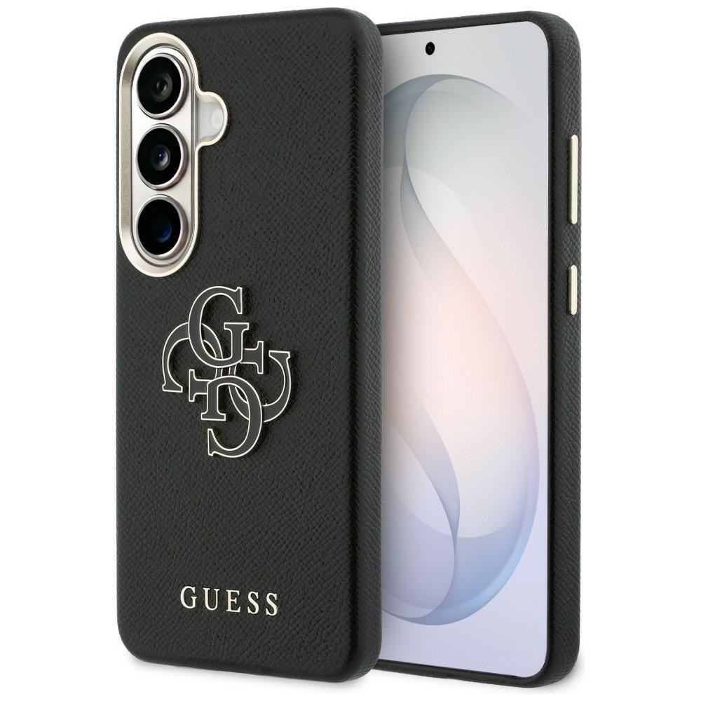 Capa para Samsung Galaxy S26 S942, Guess, 4G Grained Big and Classic Logo, Preta