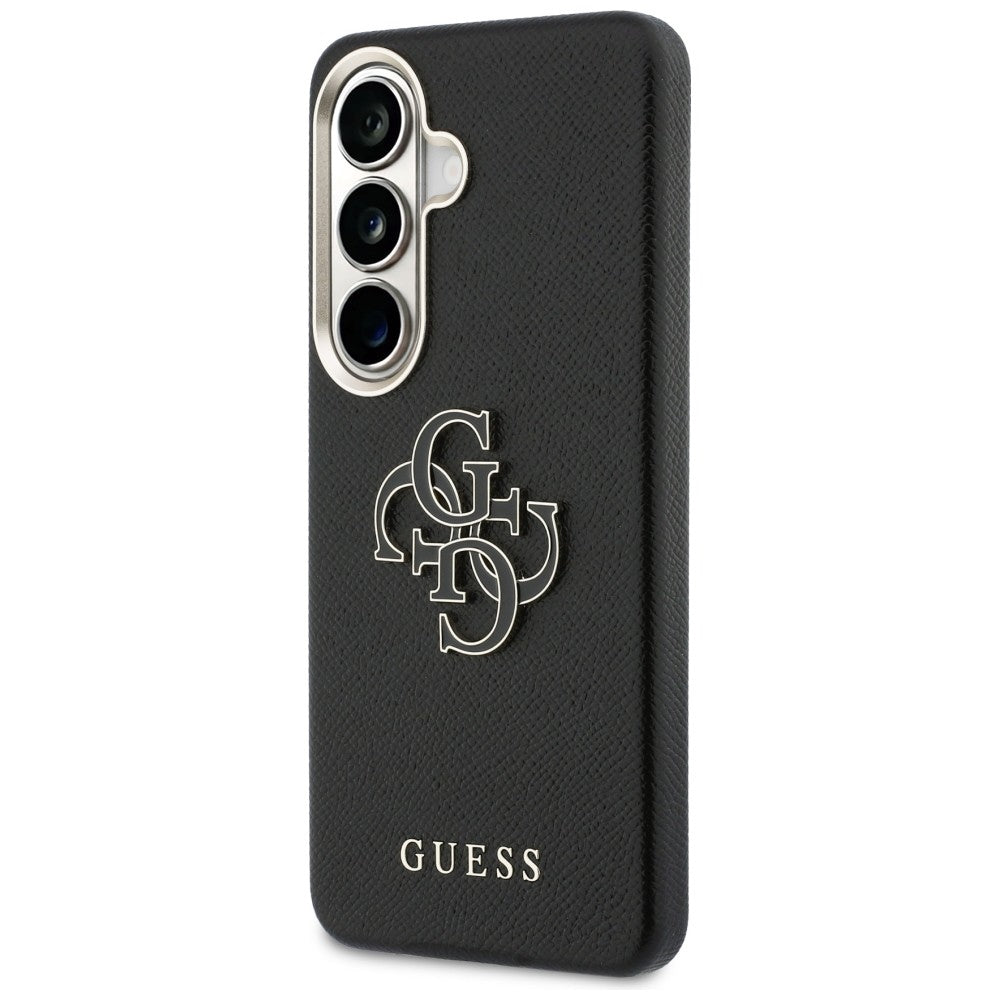 Capa para Samsung Galaxy S26 S942, Guess, 4G Grained Big and Classic Logo, Preta