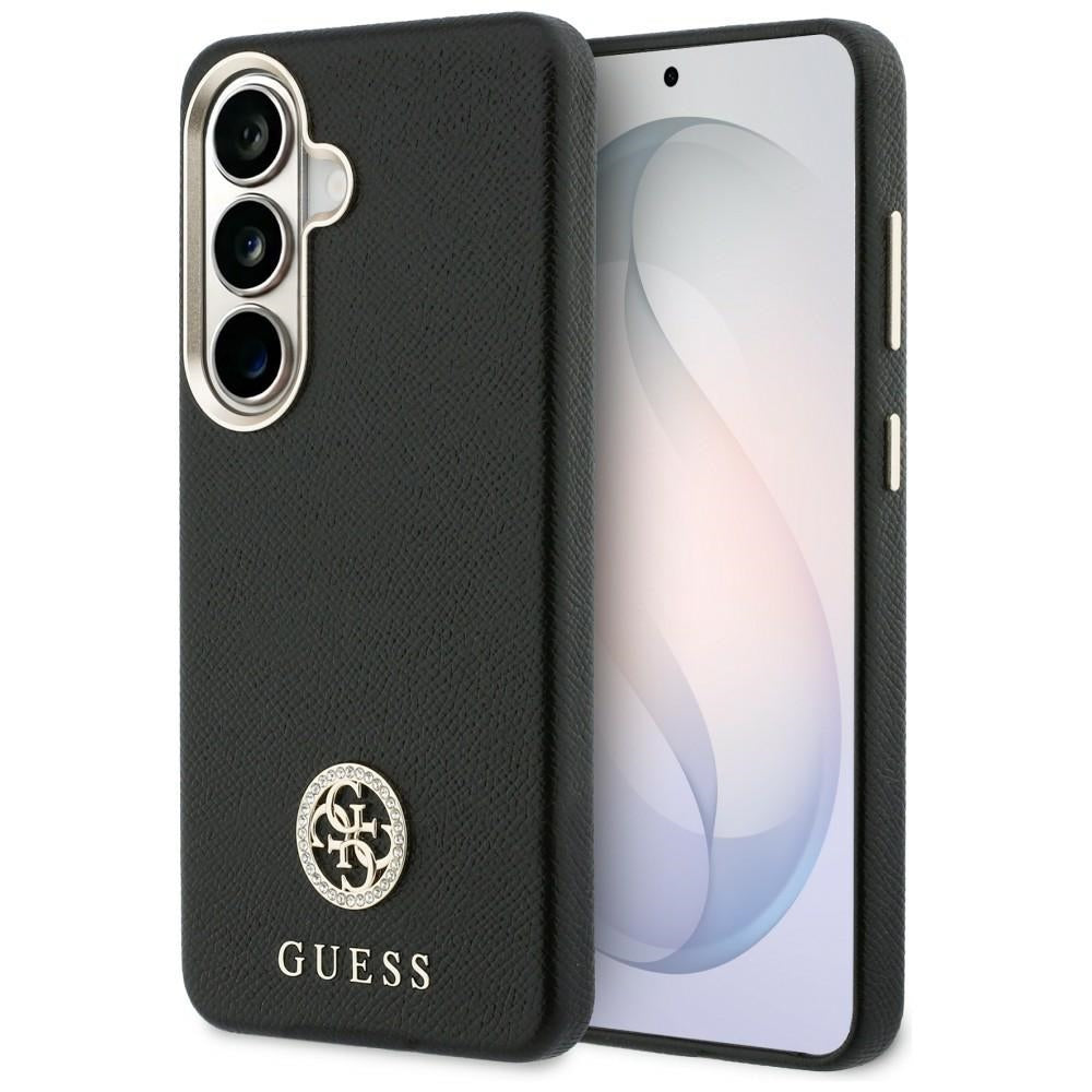 Capa para Samsung Galaxy S26 S942, Guess, Rhinestone Round Logo, Preta