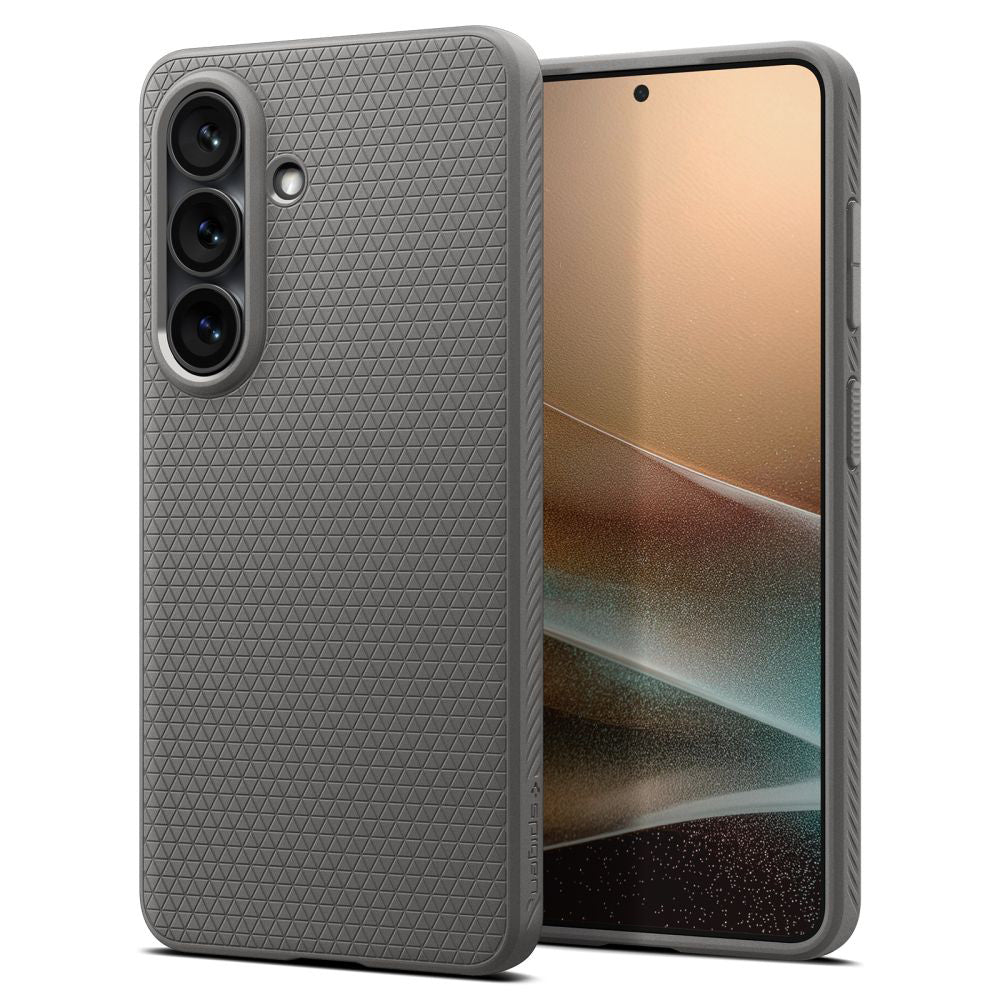 Capa para Samsung Galaxy S26 S942, Spigen, Liquid Air, Cinza ACS11217