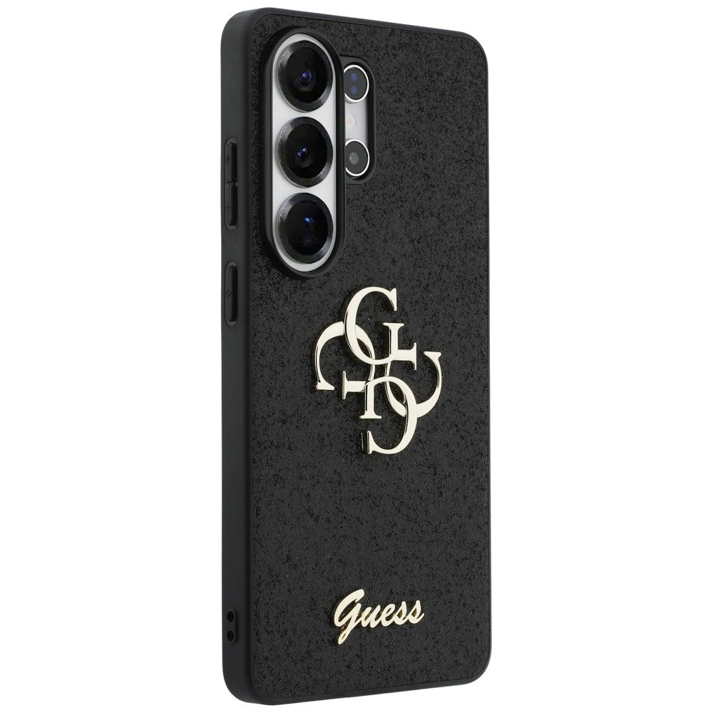 Capa para Samsung Galaxy S26 Ultra S948, Guess, Fixed Glitter Big 4G Metal Frame, Preta