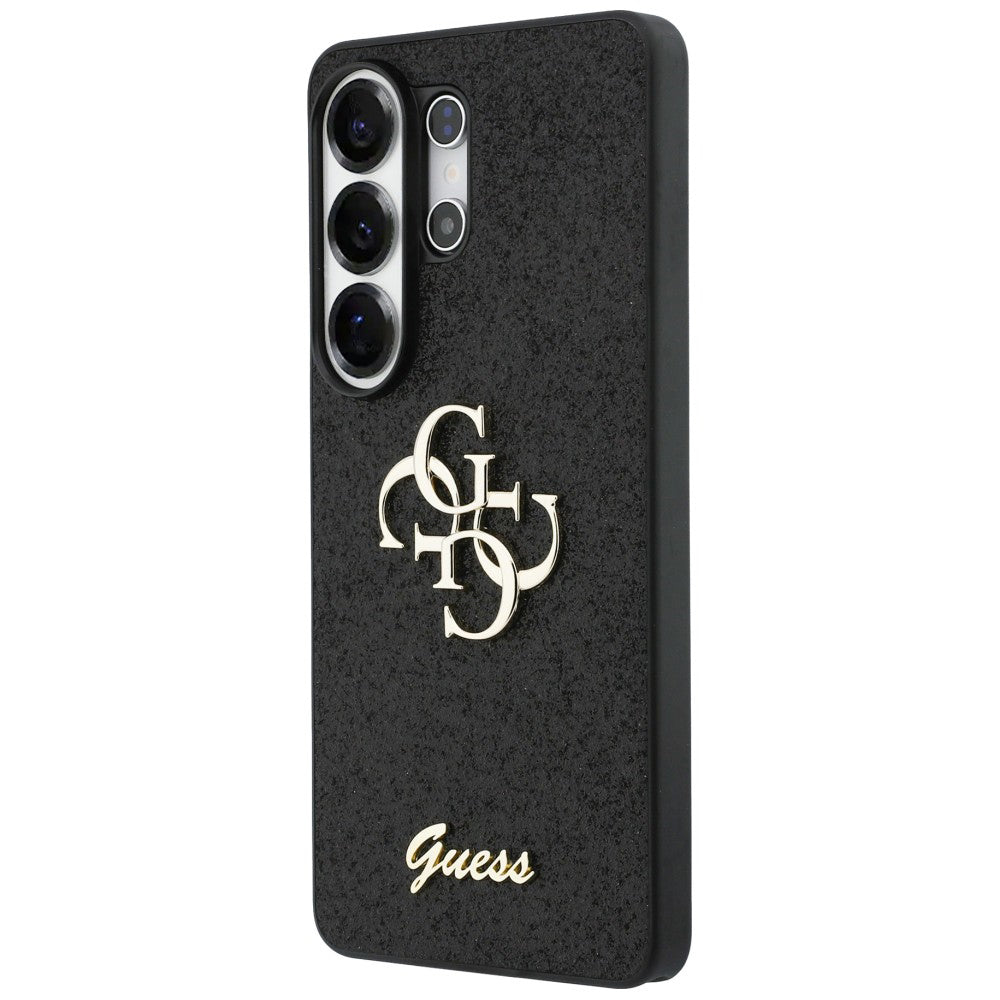 Capa para Samsung Galaxy S26 Ultra S948, Guess, Fixed Glitter Big 4G Metal Frame, Preta