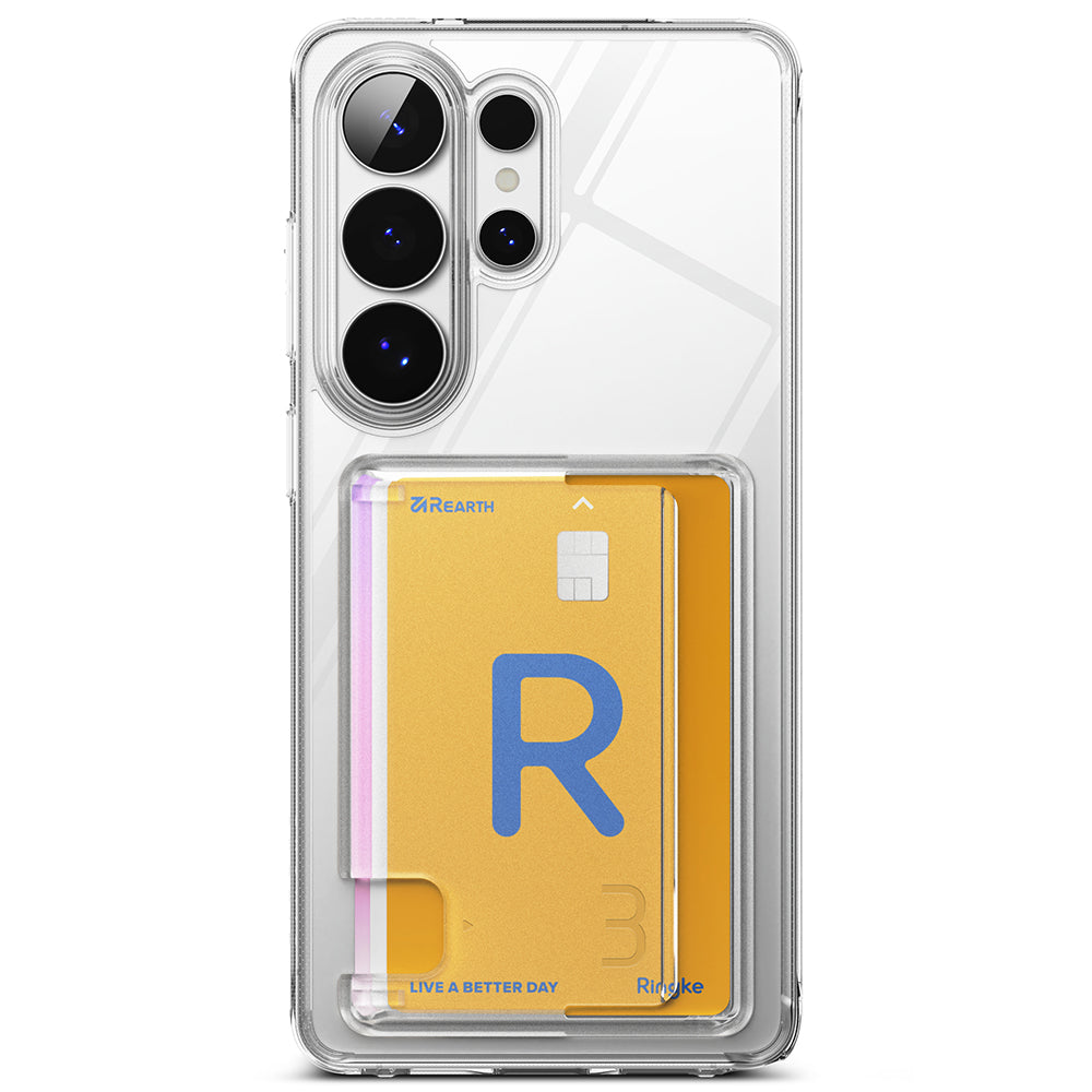 Capa para Samsung Galaxy S26 Ultra, Ringke, Fusion Card, Transparente