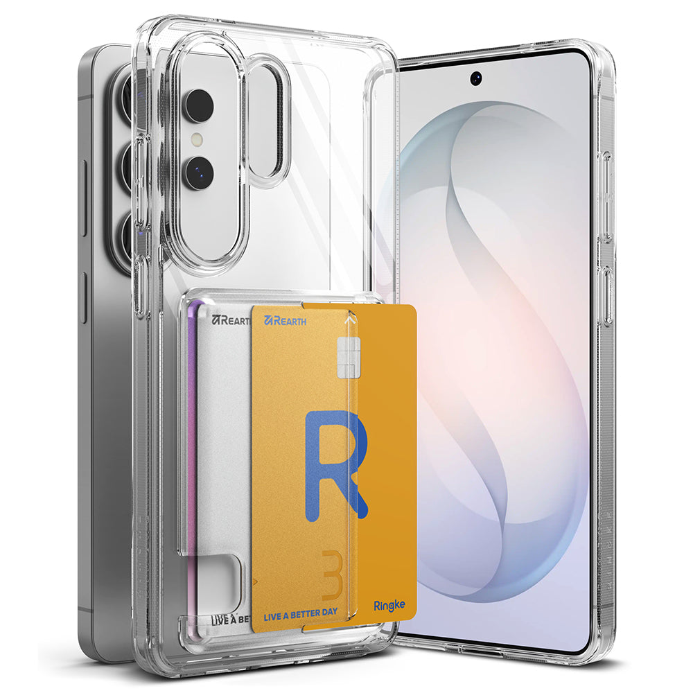 Capa para Samsung Galaxy S26 Ultra, Ringke, Fusion Card, Transparente