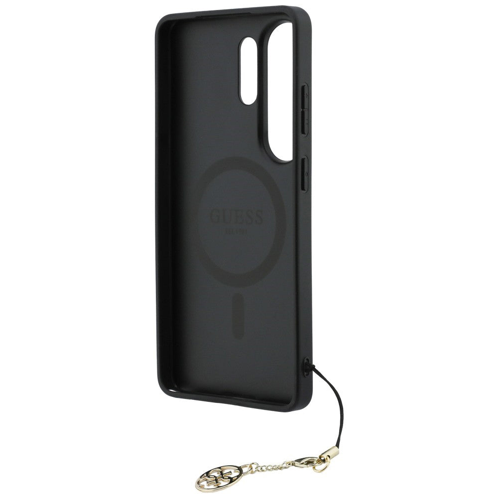 Capa para Samsung Galaxy S26 Ultra S948, Guess, 4G Classic Logo Charm, Preta