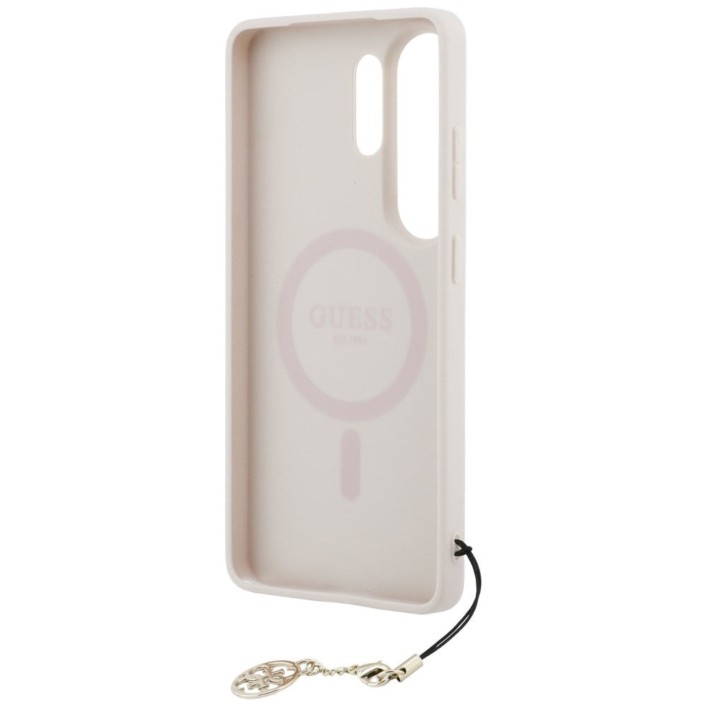 Capa para Samsung Galaxy S26 Ultra S948, Guess, 4G Classic Logo Charm, Rosa