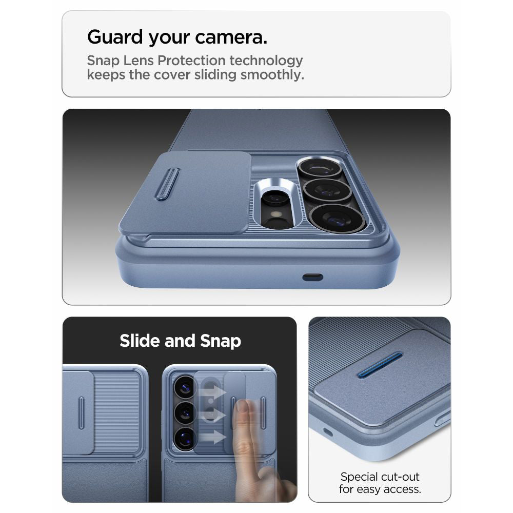Capa para Samsung Galaxy S26 Ultra S948, Spigen, Optik Armor, Azul ACS11226