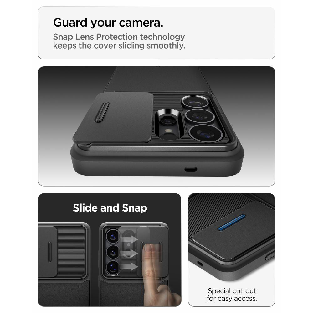 Capa para Samsung Galaxy S26 Ultra S948, Spigen, Optik Armor, Preta ACS10687