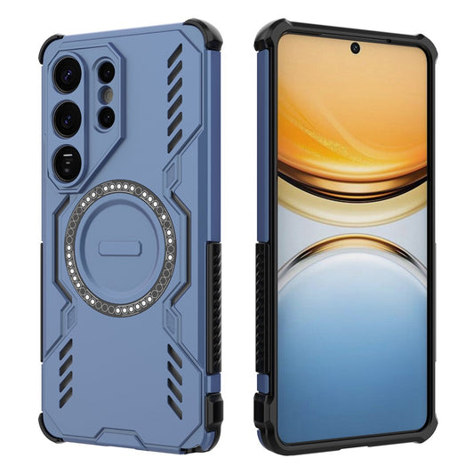 Capa MagSafe para Samsung Galaxy S26 Ultra, Techsuit, ArmorMag, Azul