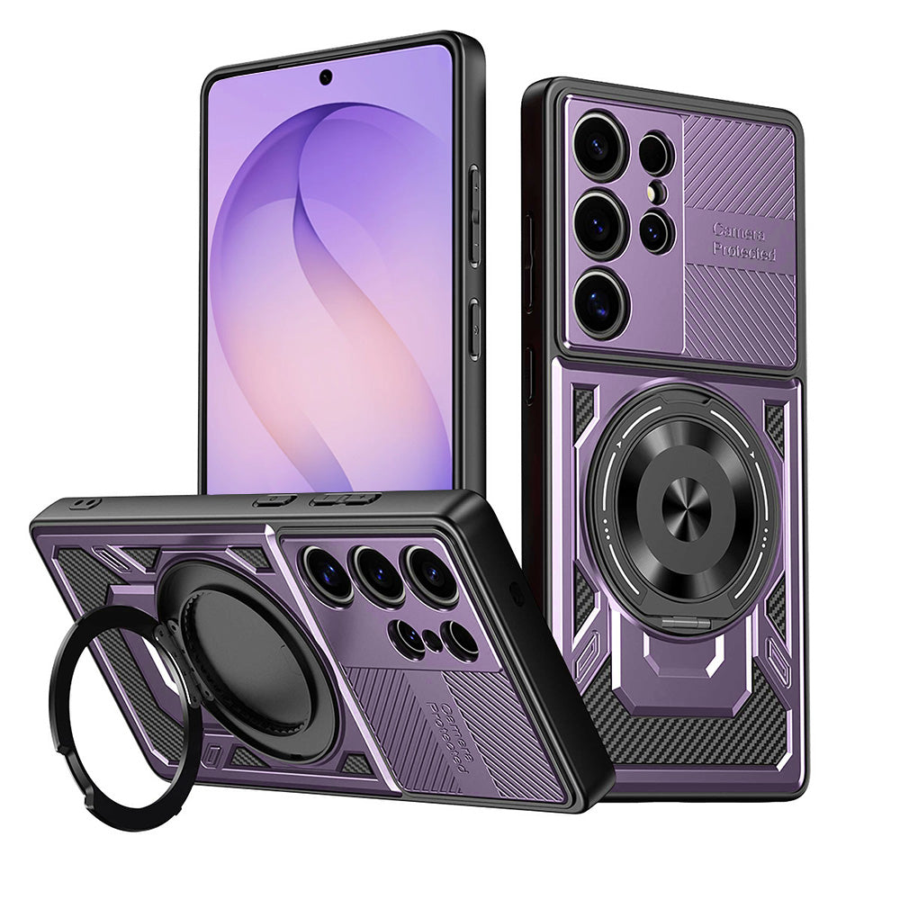 Capa para Samsung Galaxy S26 Ultra S948, Techsuit, RuggedCam, Roxo