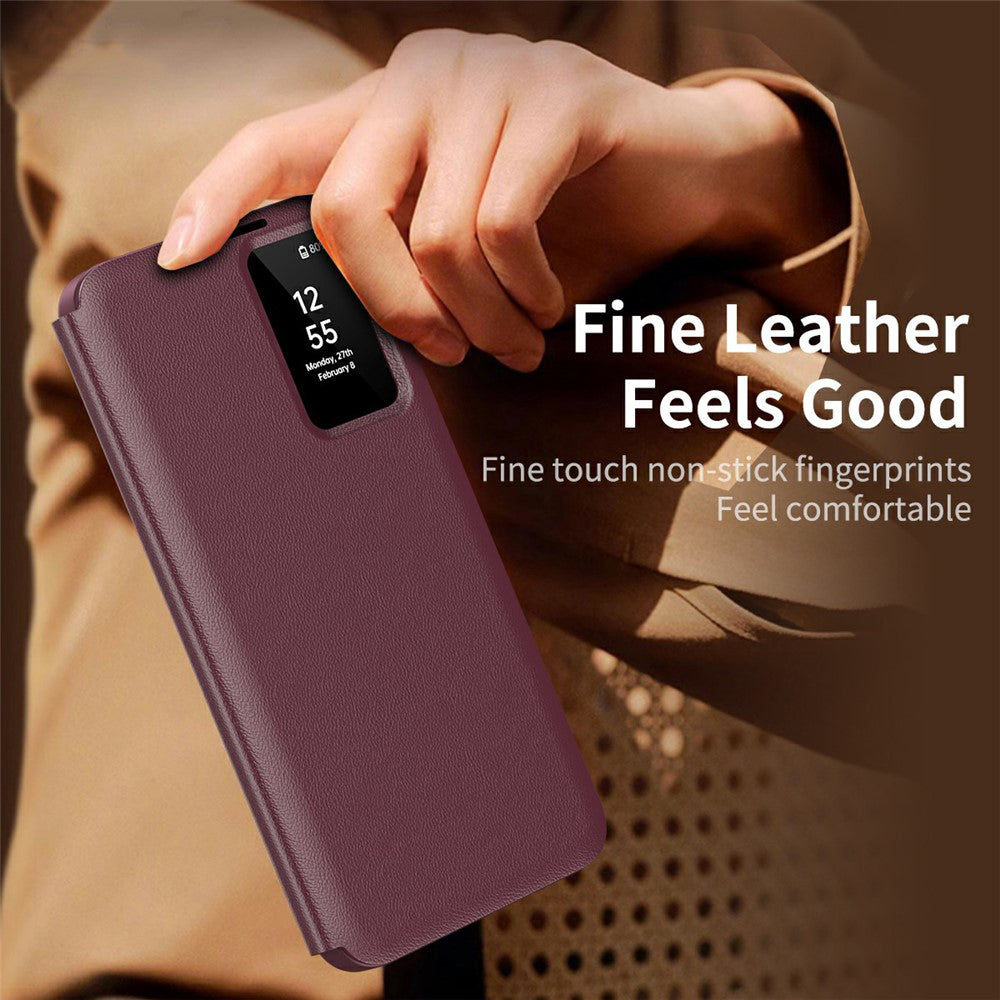 Capa para Samsung Galaxy S26 Ultra S948, Techsuit, SmartView, Vermelha