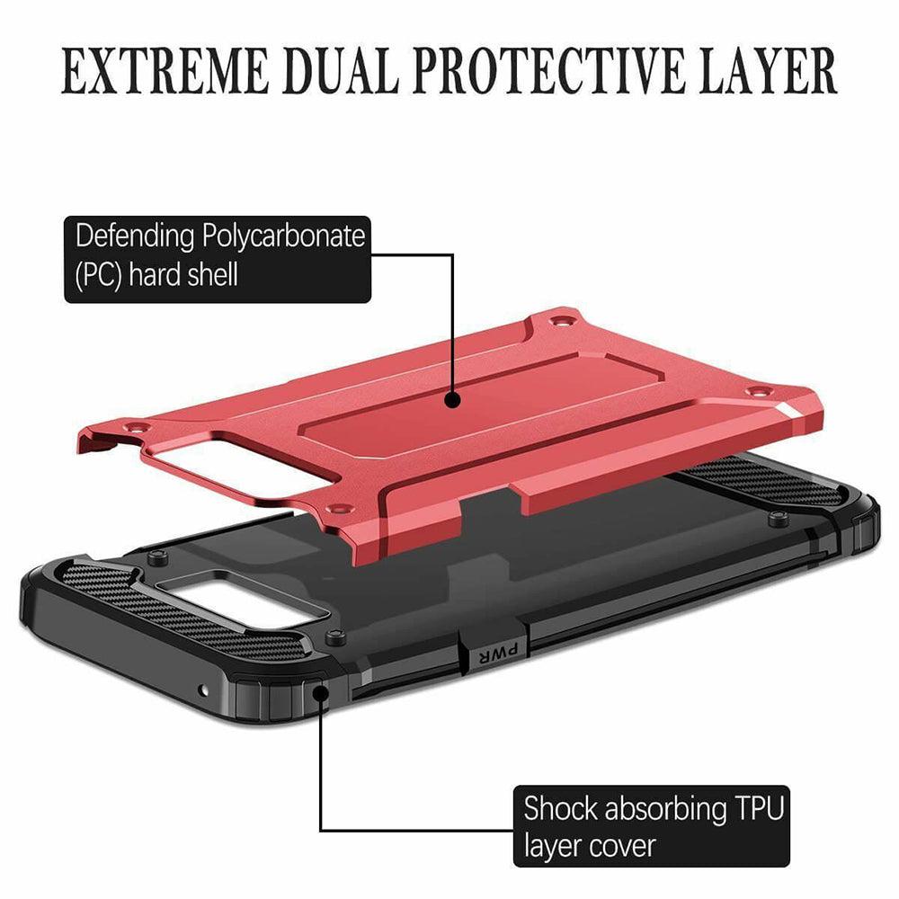Capa para Samsung Galaxy S6 G920, Techsuit, Hybrid Armor, Preta