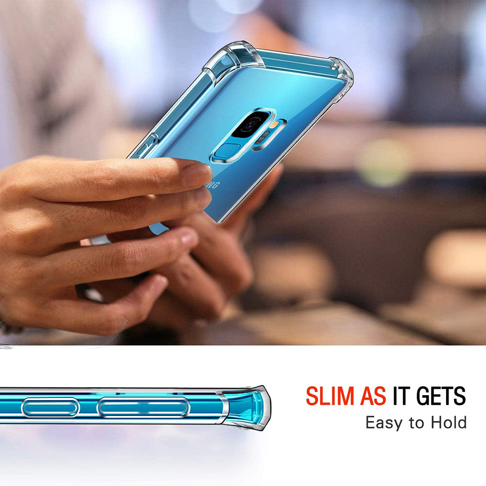 Capa para Samsung Galaxy S9 G960, Techsuit, Shockproof Clear, Transparente