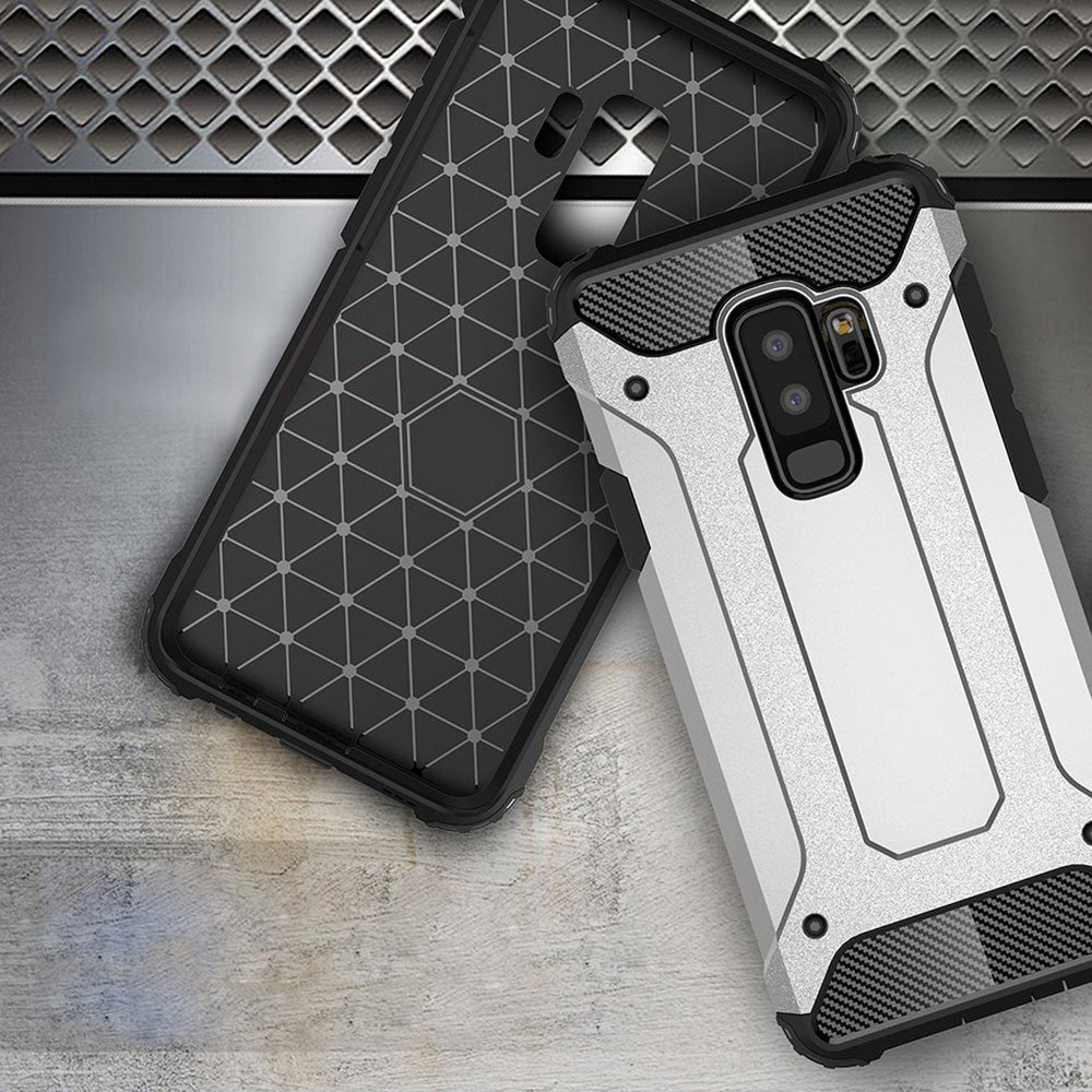 Capa para Samsung Galaxy S9+ G965, Techsuit, Hybrid Armor, Preta