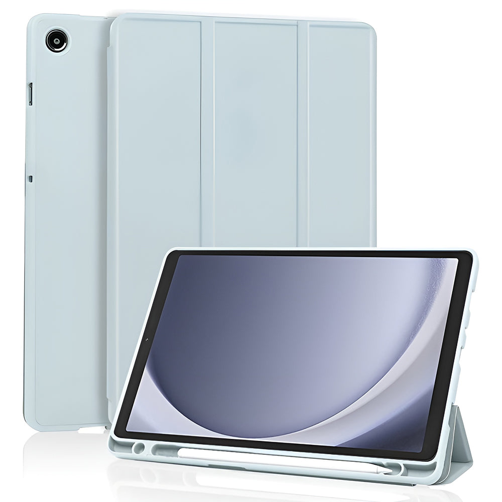 Capa para Samsung Galaxy Tab A11 / Tab A9, Techsuit, Flex Trifold Novo Modelo, Azul