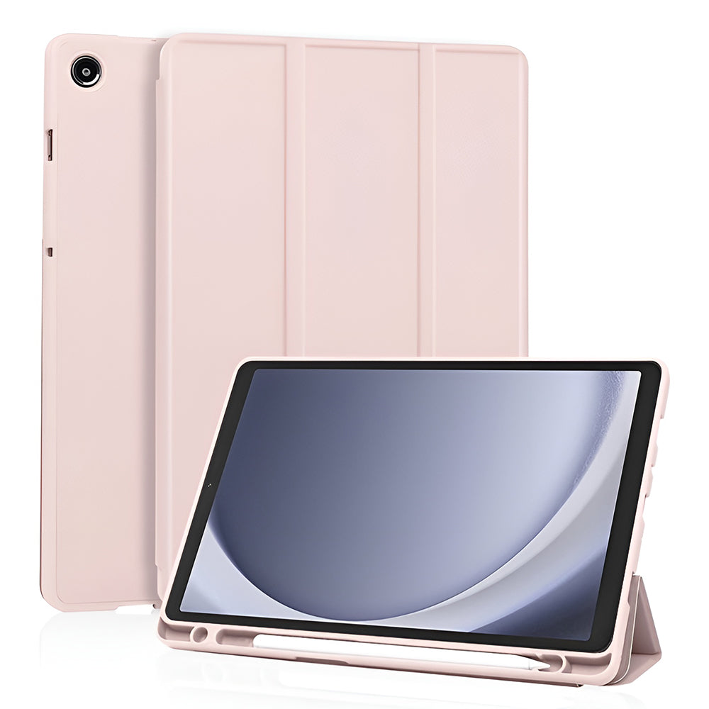 Capa para Samsung Galaxy Tab A11 / Tab A9, Techsuit, Flex Trifold Novo Modelo, Rosa