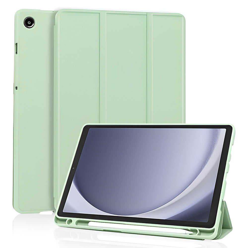 Capa para Samsung Galaxy Tab A11 / Tab A9, Techsuit, Flex Trifold New Model, Verde Matcha