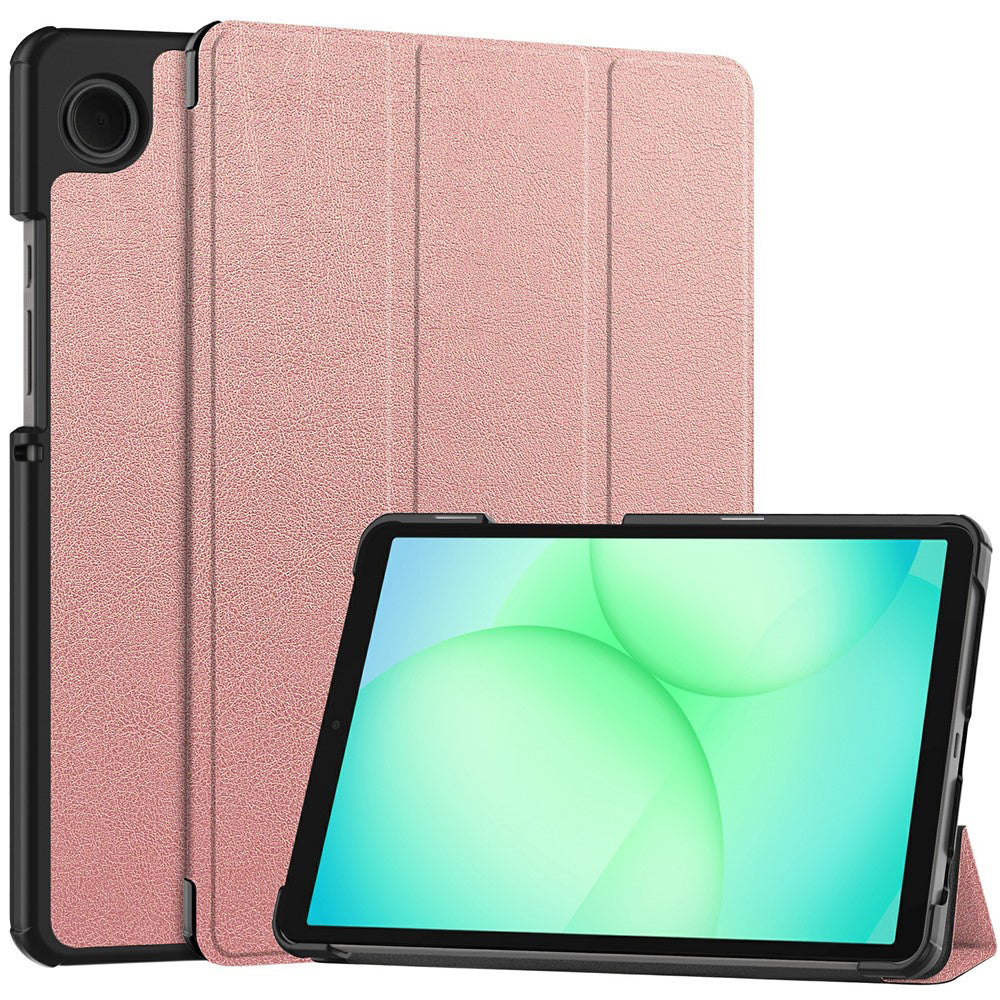 Capa para Samsung Galaxy Tab A11 / Tab A9, Techsuit, FoldPro, Rosa Dourado