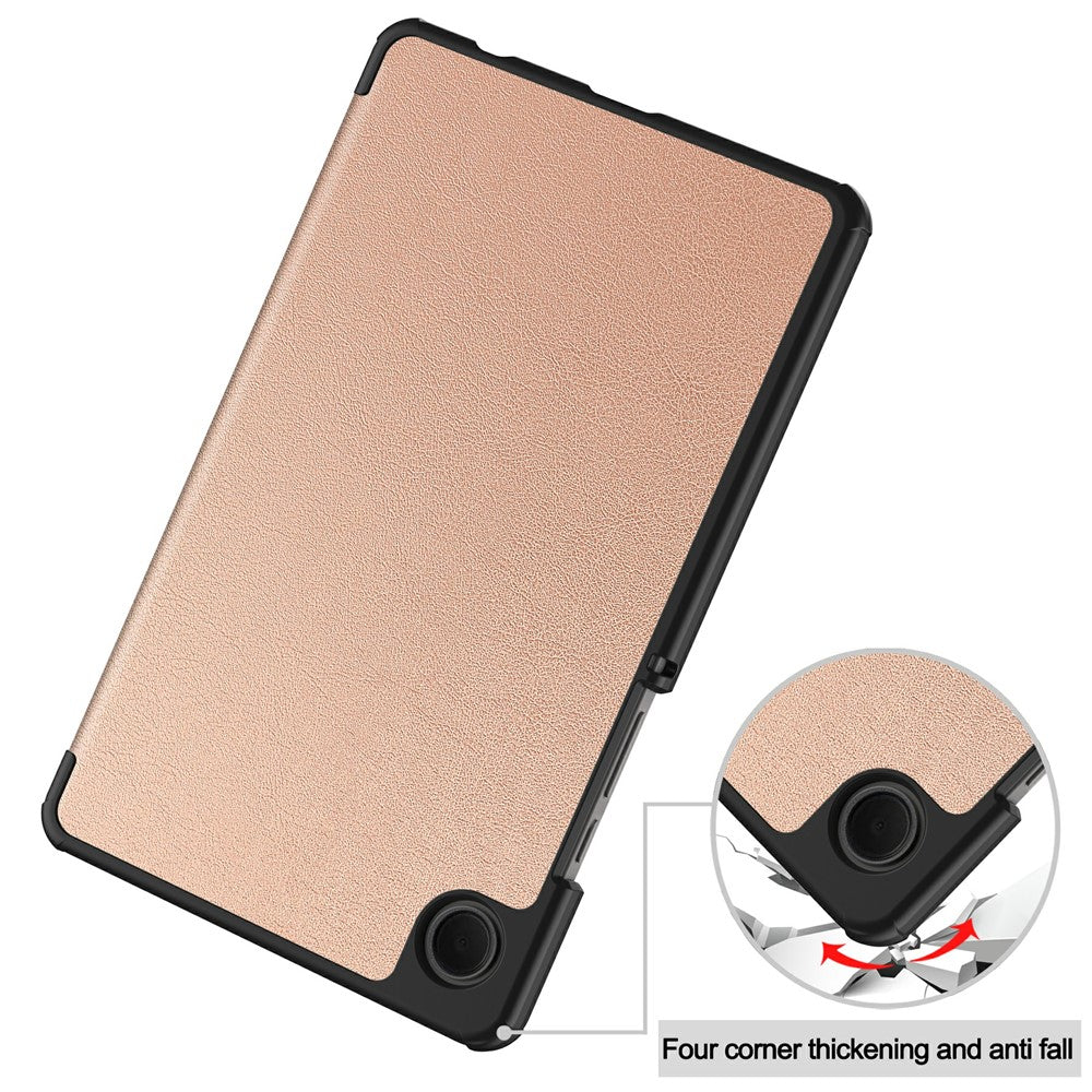 Capa para Samsung Galaxy Tab A11 / Tab A9, Techsuit, FoldPro, Rosa Dourado