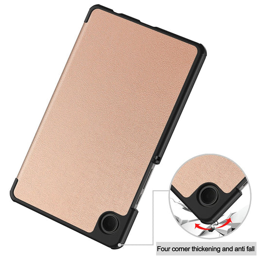 Capa para Samsung Galaxy Tab A11 / Tab A9, Techsuit, FoldPro, Rosa Dourado