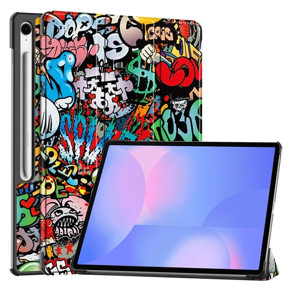 Capa para Samsung Galaxy Tab S10 FE+, Techsuit, FoldPro Urban Vibe, Multicolor