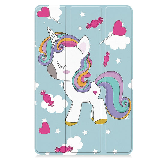 Capa para Samsung Galaxy Tab S11, Techsuit, FoldPro Unicorn, Multicolor