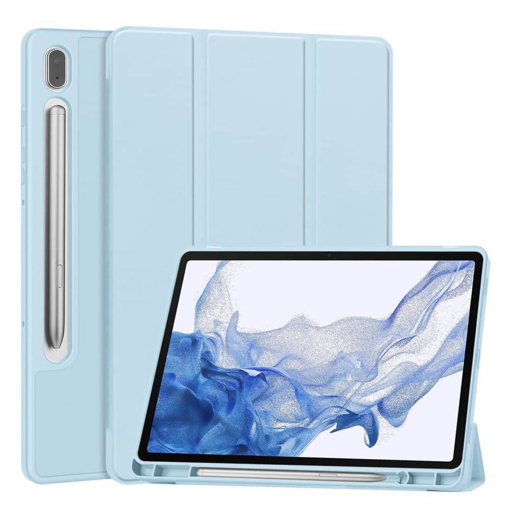 Capa para Samsung Galaxy Tab S11 Ultra, Techsuit, Flex Trifold, Azul