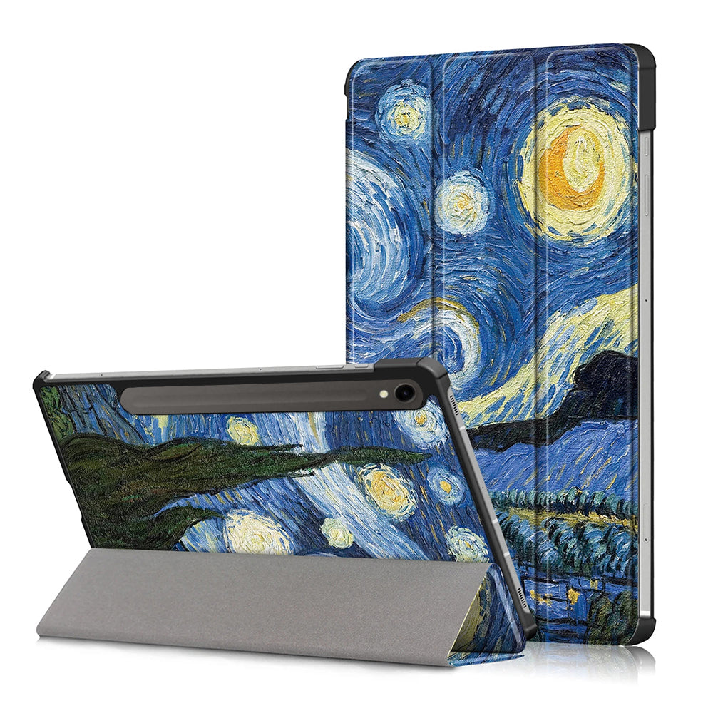 Capa para Samsung Galaxy Tab S9 FE / Tab S9 / Tab S10 FE, Techsuit, FoldPro Starry Night, Multicolor