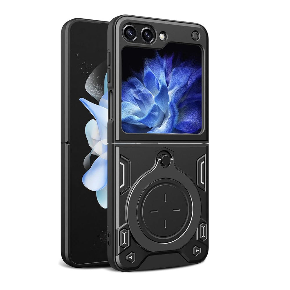 Capa para Samsung Galaxy Z Flip5 F731, Techsuit, CamGuard Pro, Preta