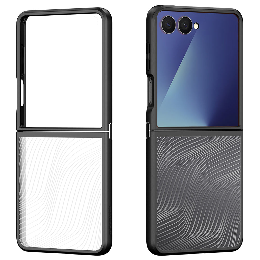 Capa para Samsung Galaxy Z Flip7 F766, DUX DUCIS, Aimo, Preta