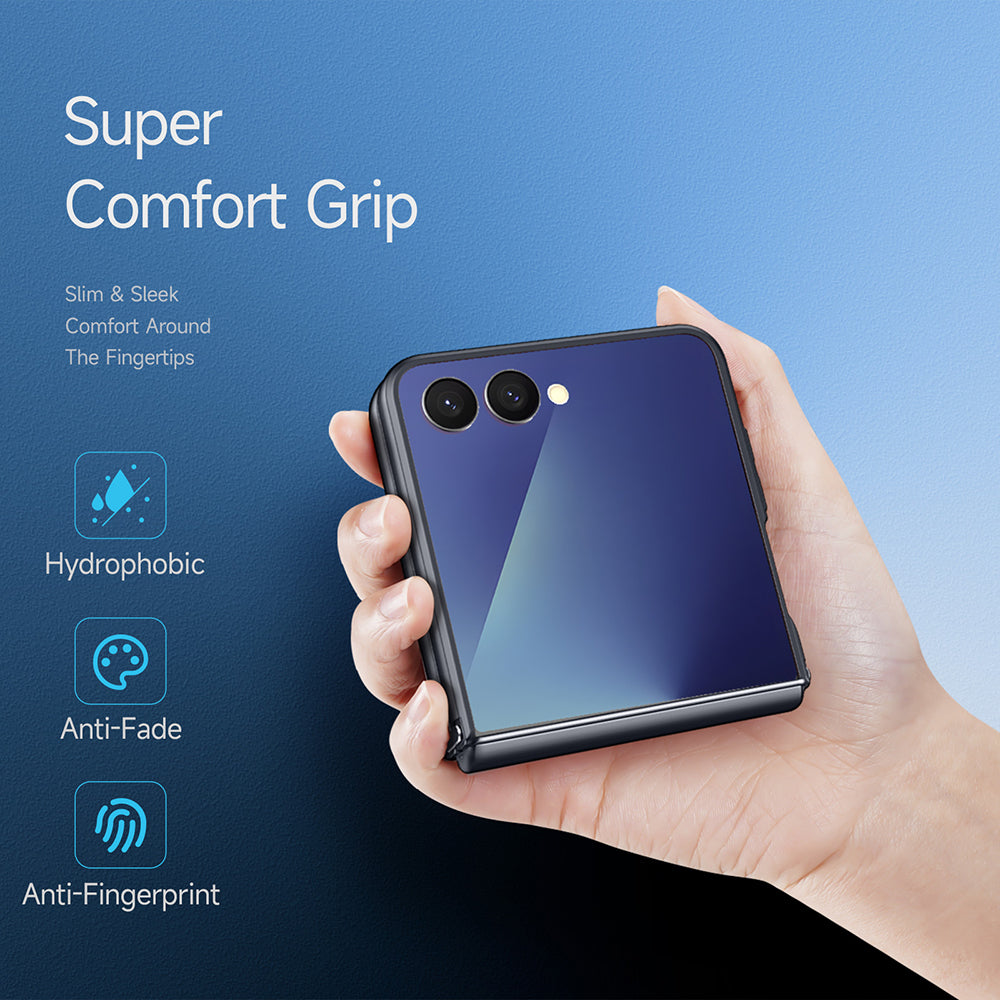 Capa para Samsung Galaxy Z Flip7 F766, DUX DUCIS, Aimo, Preta