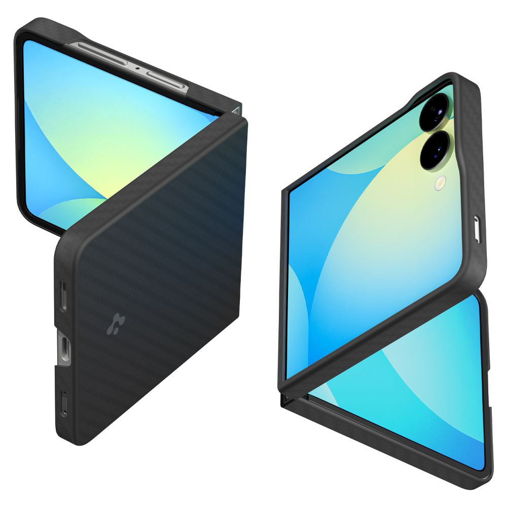 Capa para Samsung Galaxy Z Flip7 F766, Spigen, Air Skin, Preta ACS09564