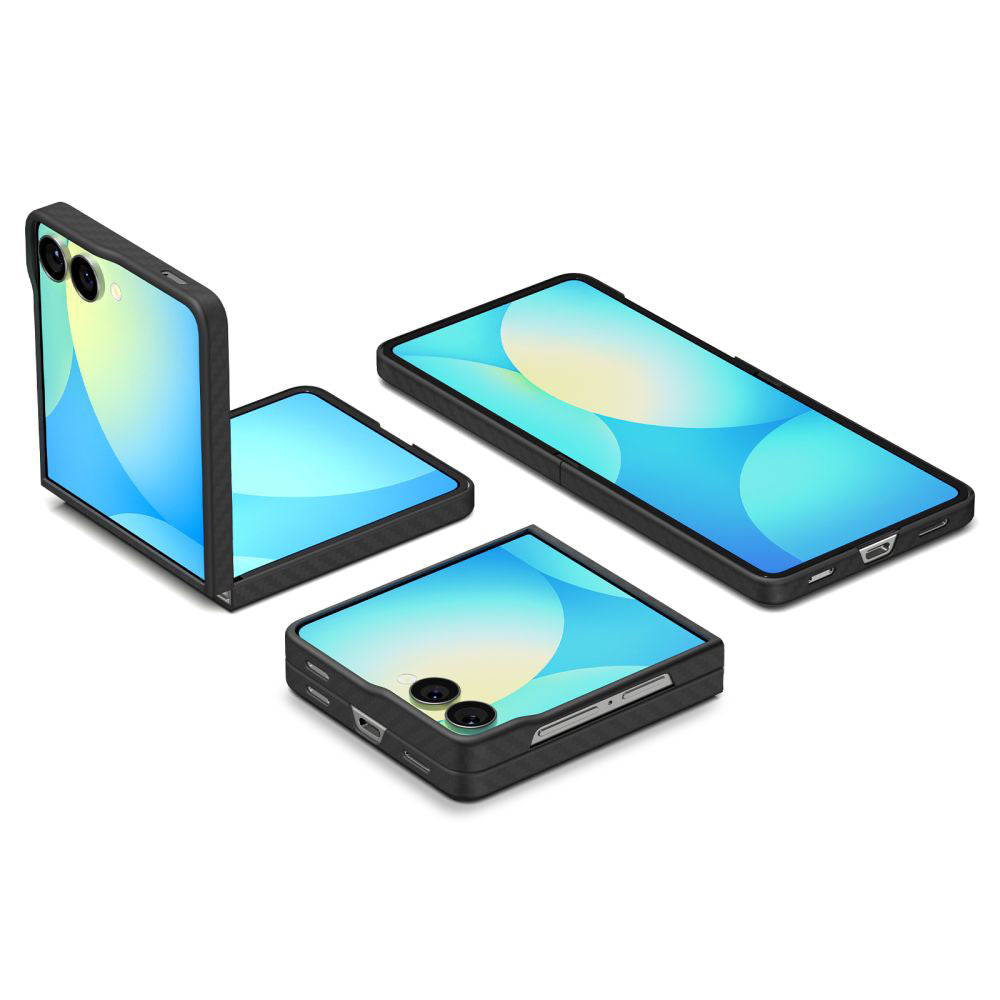 Capa para Samsung Galaxy Z Flip7 F766, Spigen, Air Skin, Preta ACS09564