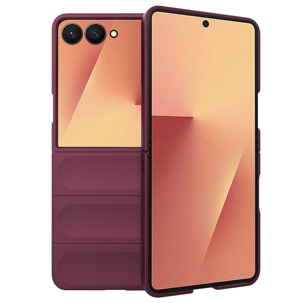 Capa para Samsung Galaxy Z Flip7 F766, Techsuit, Magic Shield, Vinho