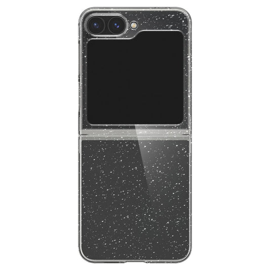Capa para Samsung Galaxy Z Flip7 FE F761 / Z Flip6 F741, Spigen, Air Skin Glitter, Transparente