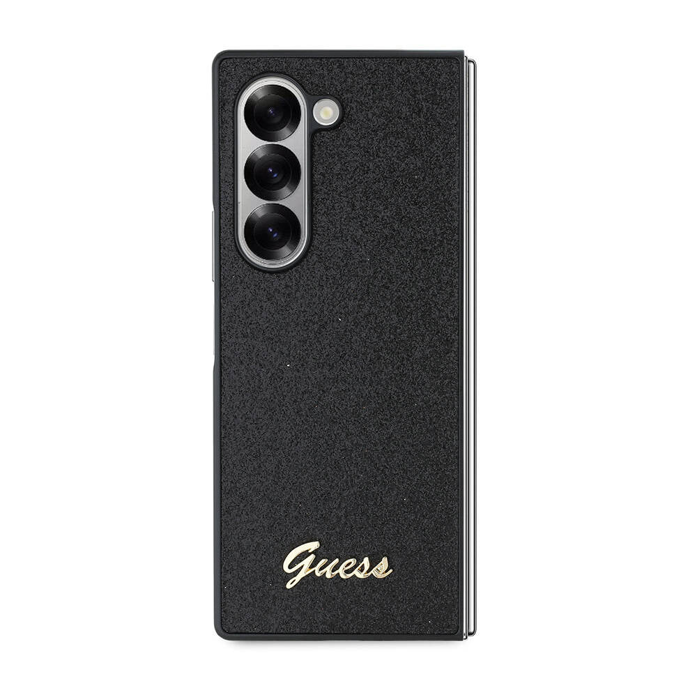 Capa para Samsung Galaxy Z Fold6 F956, Guess, Glitter Script, Preta