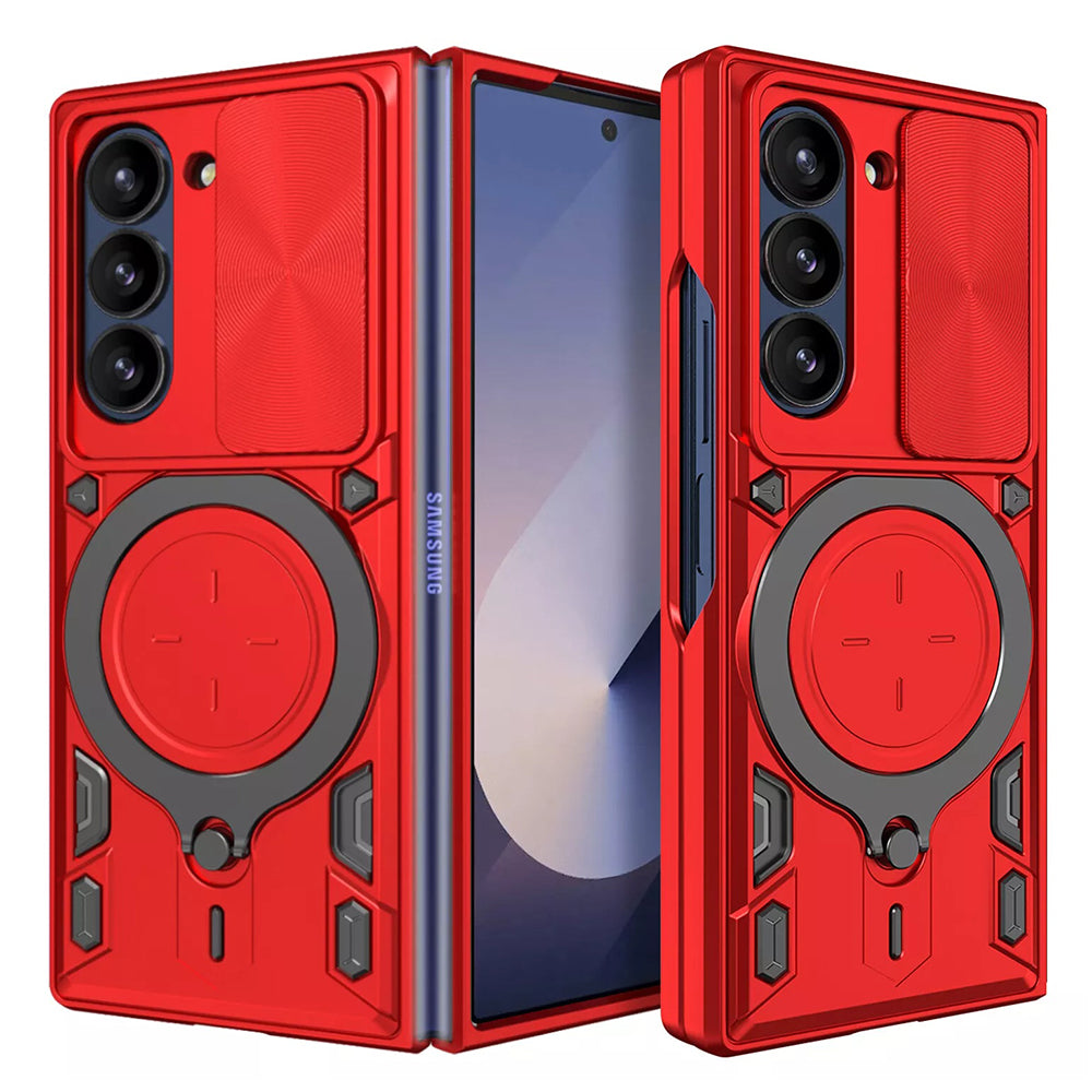 Capa para Samsung Galaxy Z Fold6 F956, Techsuit, CamGuard Pro, Vermelha