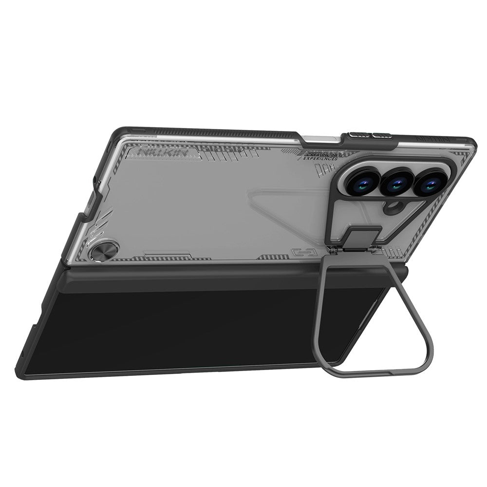 Capa para Samsung Galaxy Z Fold7 F966, Nillkin, Iceblade Prop com Recorte para Câmara, Preta