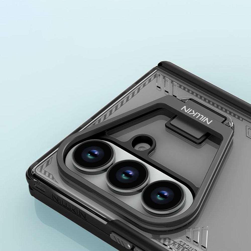 Capa para Samsung Galaxy Z Fold7 F966, Nillkin, Iceblade Prop com Recorte para Câmara, Preta