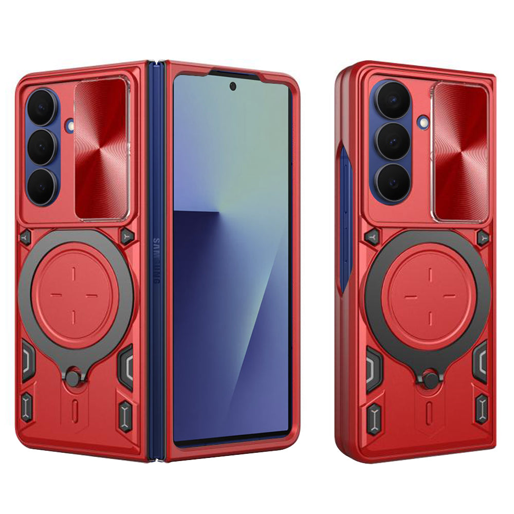 Capa para Samsung Galaxy Z Fold7 F966, Techsuit, CamGuard Pro, Vermelha