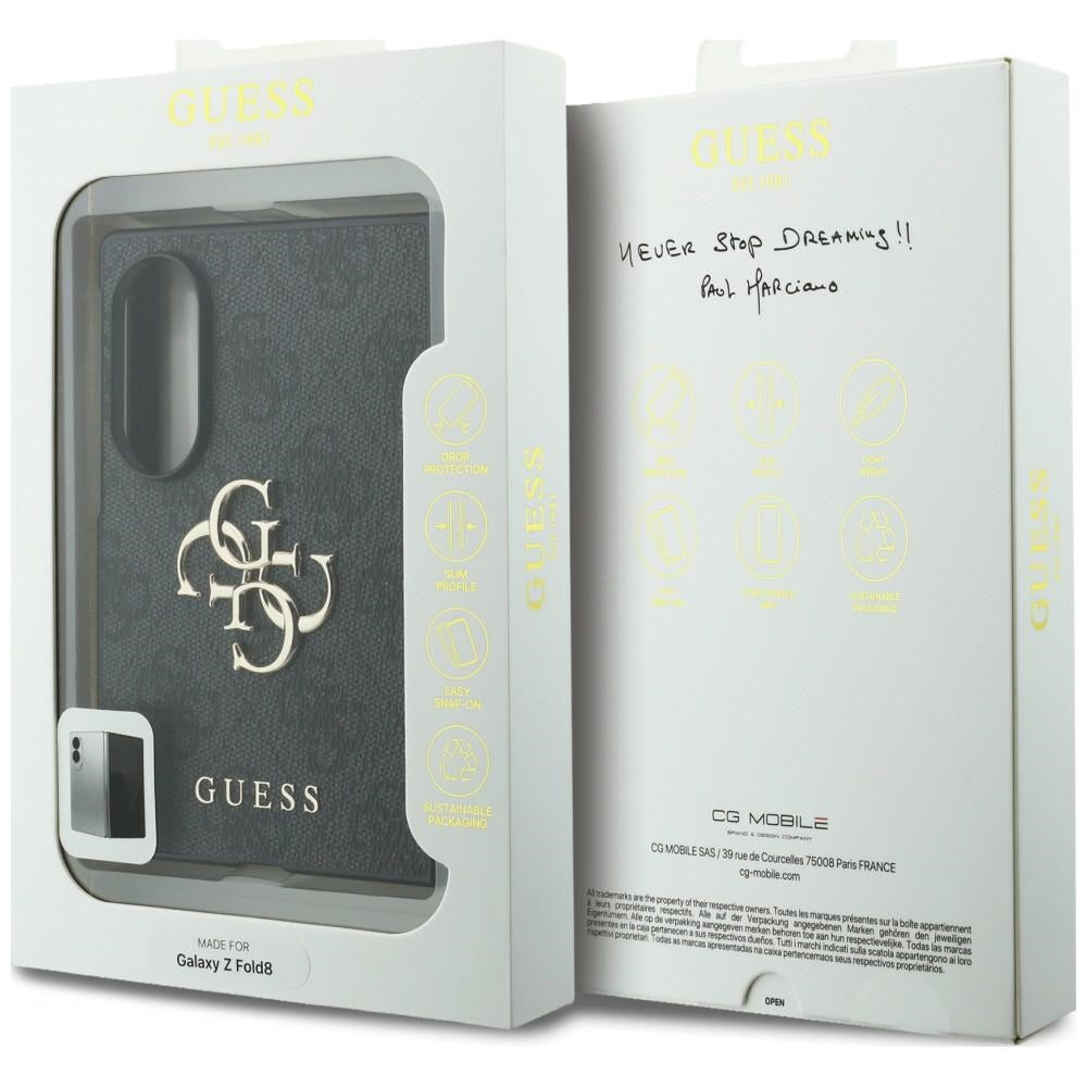 Capa para Samsung Galaxy Z Fold8 F971, Guess, 4G Big Logo, Preta
