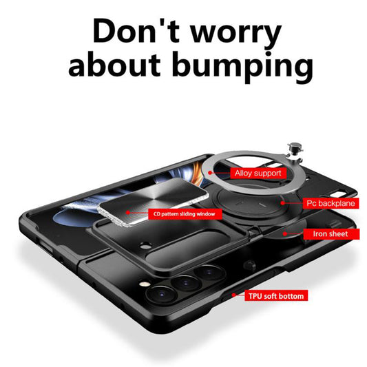 Capa para Samsung Galaxy Z Fold8 Ultra F976 / Z Fold7 F966, Techsuit, CamGuard Pro, Azul