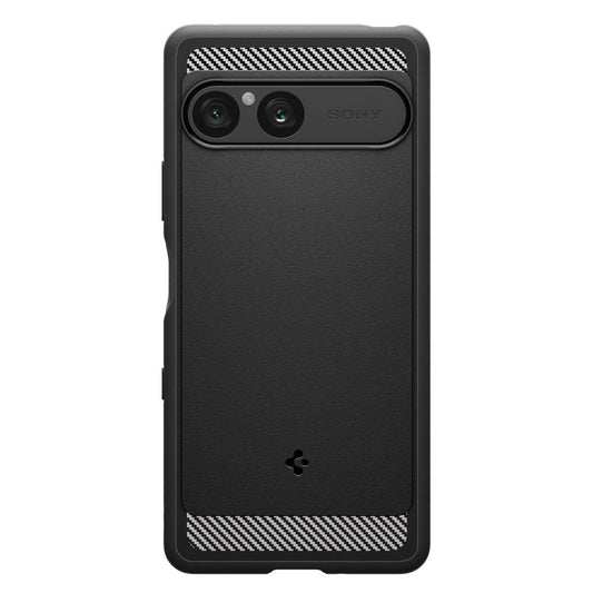 Capa para Sony Xperia 10 VII, Spigen, Rugged Armor, Preta