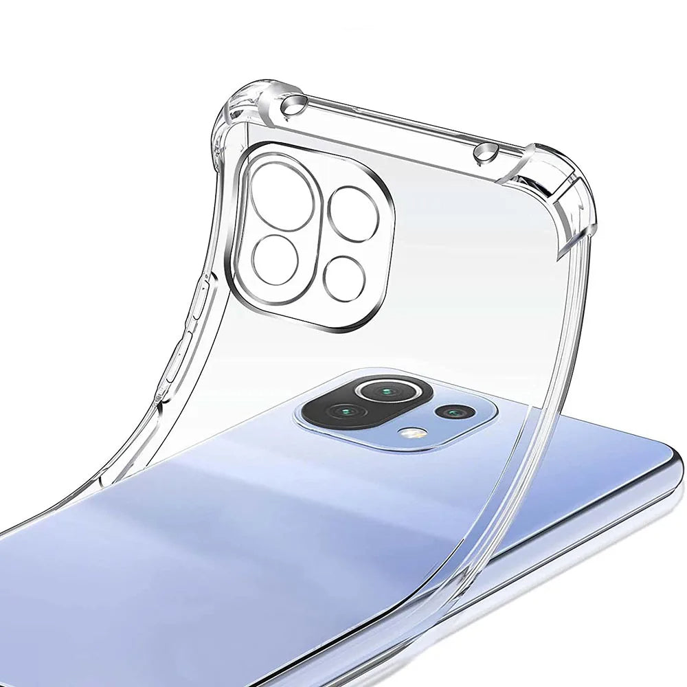 Capa para Xiaomi 11 Lite 5G NE / Mi 11 Lite 5G / 11 Lite, Techsuit, Transparente Antichoque, Transparente