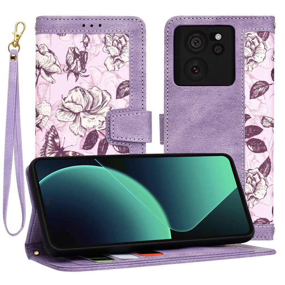 Capa para Xiaomi 13T Pro / 13T, Techsuit, FlipCraft, Roxo