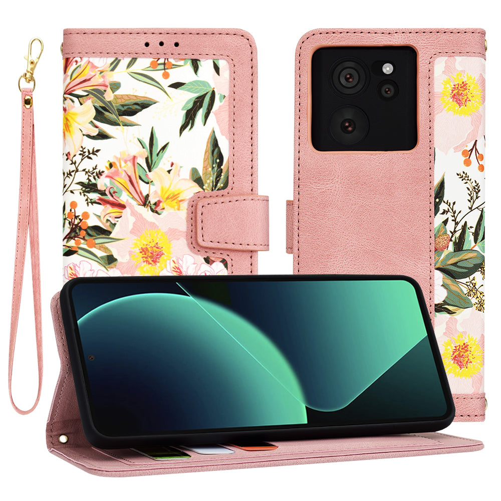 Capa para Xiaomi 13T Pro / 13T, Techsuit, FlipCraft, Rosa