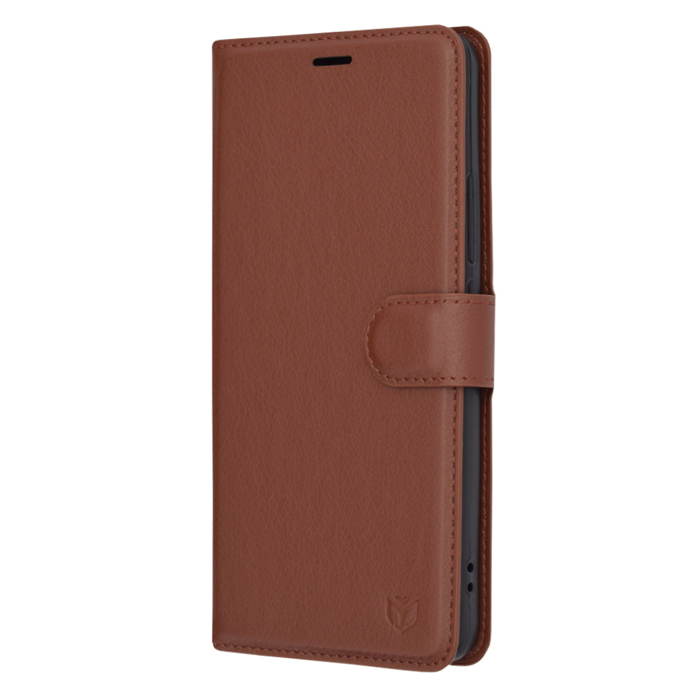 Capa para Xiaomi 13T Pro / 13T, Techsuit, Leather Folio, Castanha