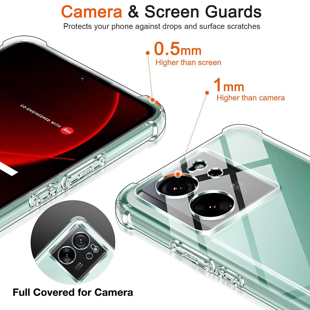 Capa para Xiaomi 13T Pro / 13T, Techsuit, Shockproof Clear, Transparente