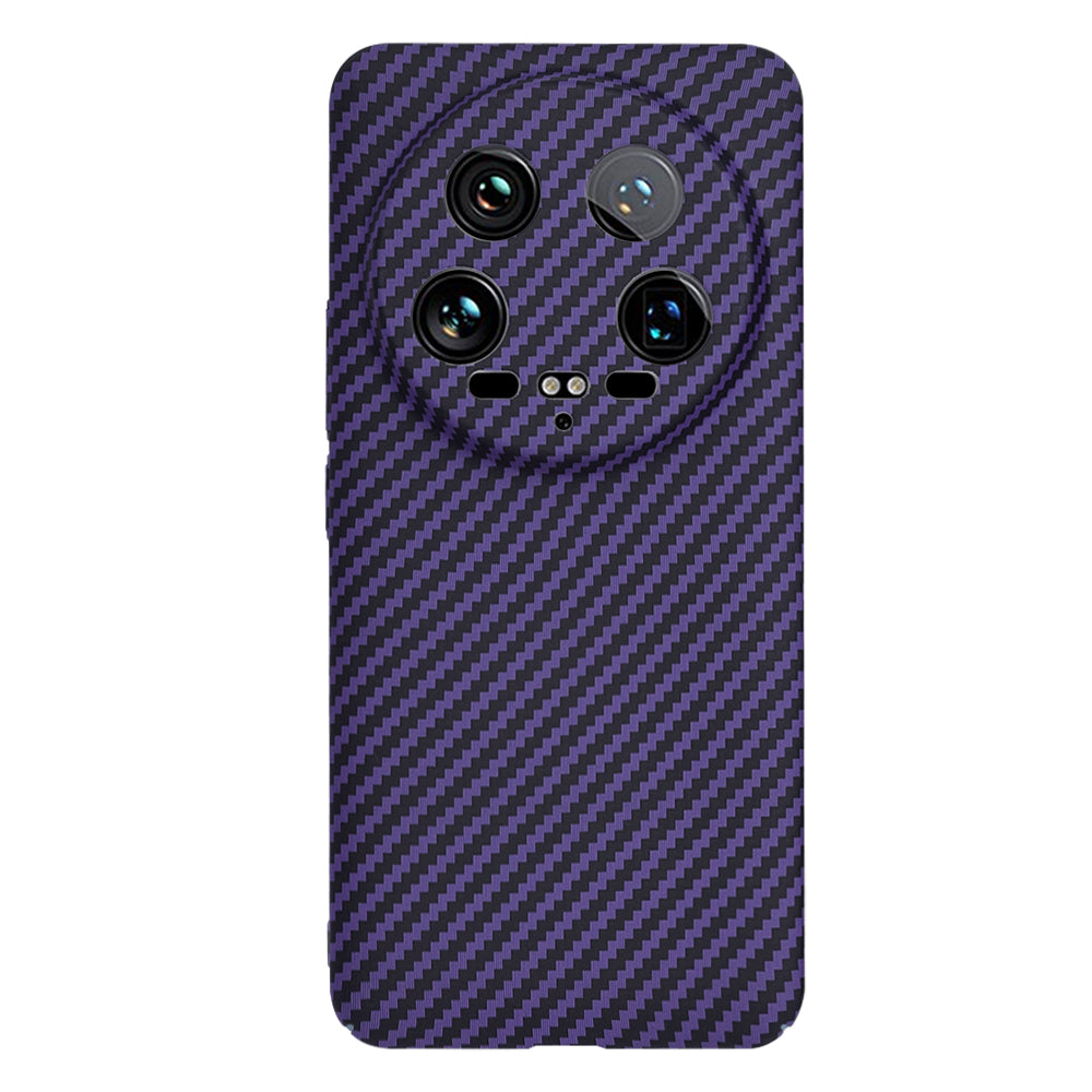 Capa para Xiaomi 14 Ultra, Techsuit, Carbonite FiberShell, Roxo